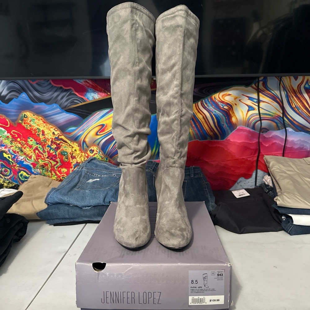 Jennifer Lopez high boots